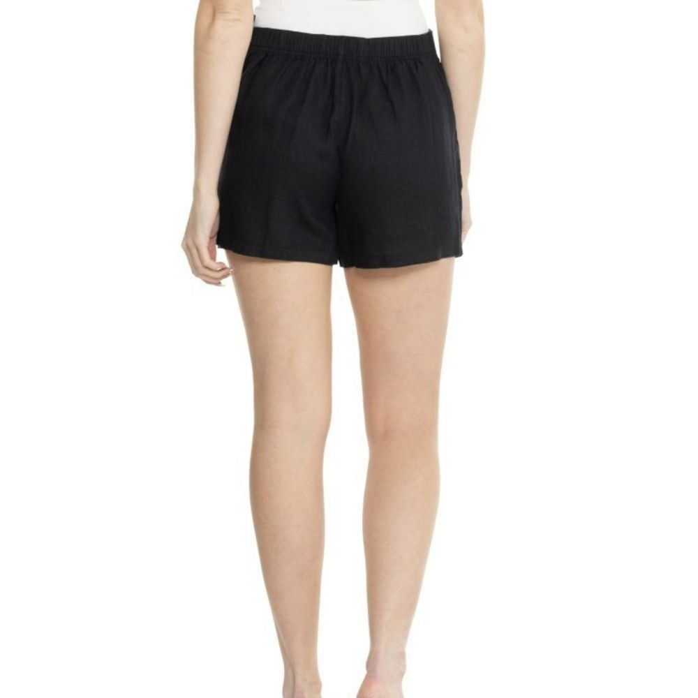 C&C California Linen Black Skort - Picture 2 of 3